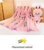 Cartoon Plush Toy & Air Conditioning Blanket - Cute Labbub 2-in-1 Pillow