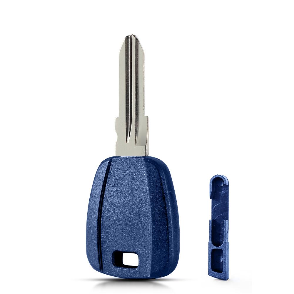 KEYYOU 10PCS New Replacement For Fiat 500 Ducato Transponder SIP22 Uncut Blade Car Key Case Shell GT15R No Button