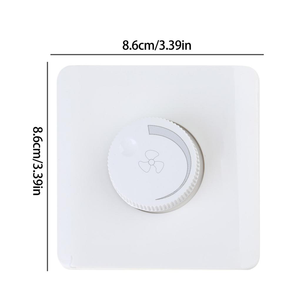 Ceiling Fan Speed Regulator Concealed Mount Stepless Adjustable Fan Speed Controller 86 Type Enjoy Easily Operate