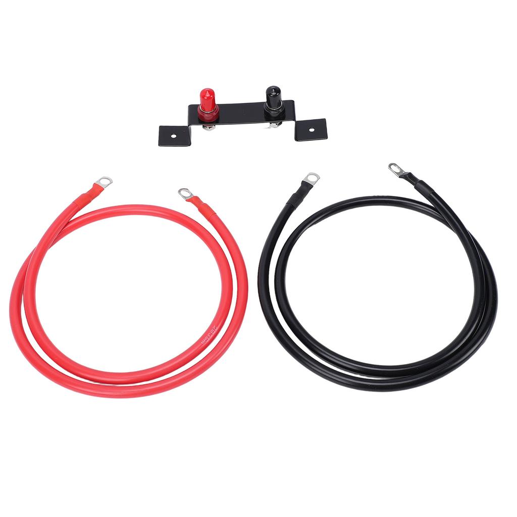 Car Remote Battery Terminals 4AWG 1.2M Battery Jump Post Relocation Kit for UTV ATV Car Trucks RV Tractor Boat