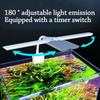 Super Slim LED Aquarium Lighting Adjustable Energy Saving Fish Tank Light Waterproof Aquatic Plant Light Plant Growth