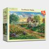 1000 Piece Jigsaw Puzzle - Rural Landscape with Sunflower Fields, Popular Korean Puzzle