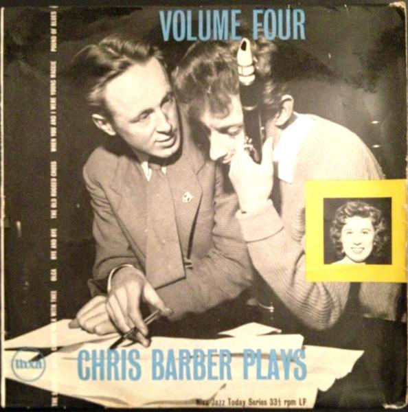 

10inch Record CHRIS BARBER Chris Barber Plays Volume IV NJT508 Pye Nixa 1957 UK Jazz Used