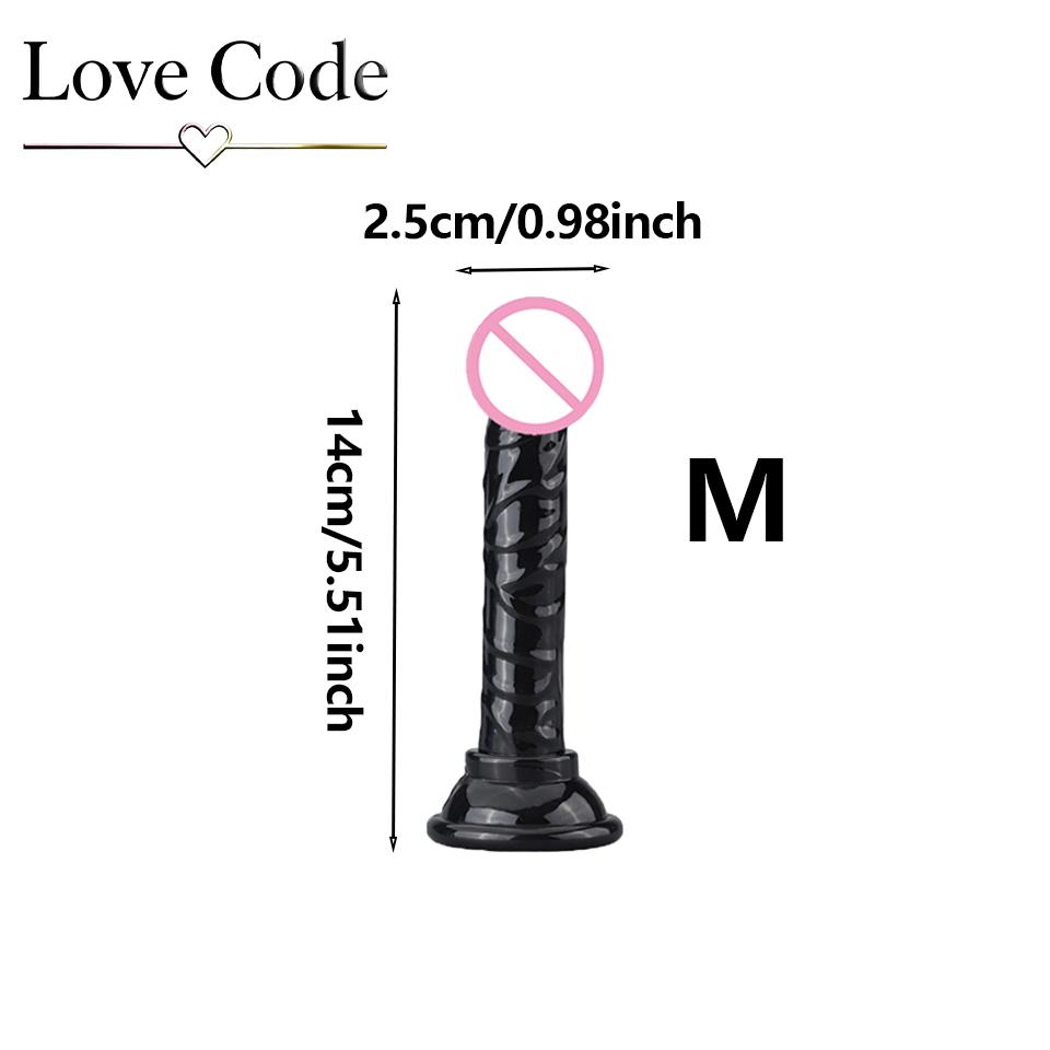 Transparent Dildo Suction Cup Jelly Dick Women Sex Toys Soft Masturbators Penis