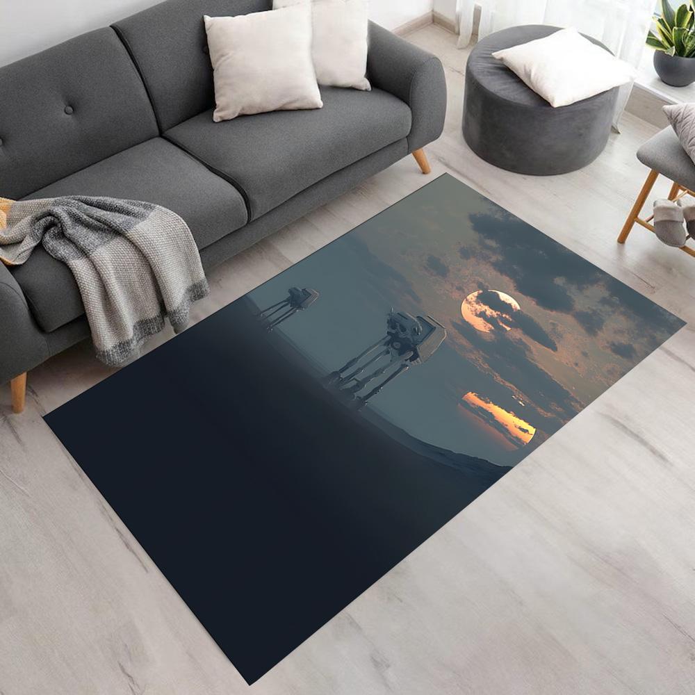 Star Wars Carpet Perfect for Outdoor Decorate Room Bedrooms Entryway Antislip Carpet Decorate Offices Perfect Gift for Women Men