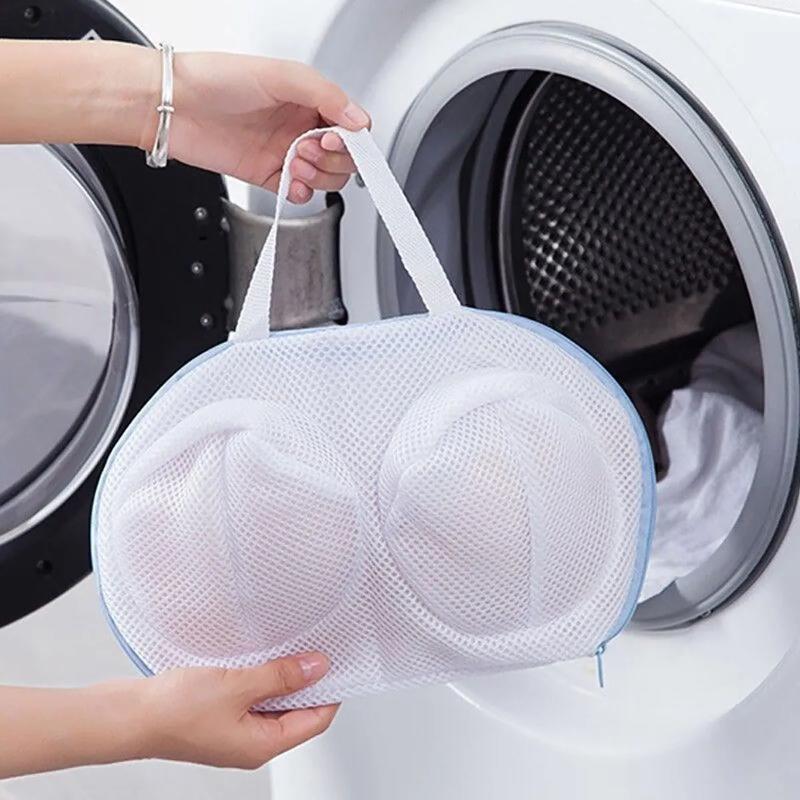 3pcs Anti deformation Bra Mesh Bag Machine-wash Special Polyester Bra Mesh Bags Laundry Brassiere Bag Cleaning Underwear Sports Bra