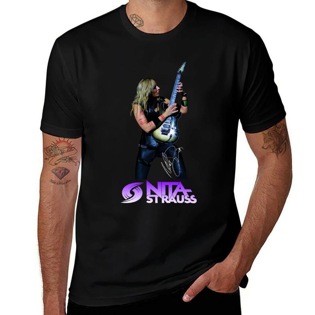 Nita Strauss Live Tshirt Basic Simple Design Short Sleeve Shirt