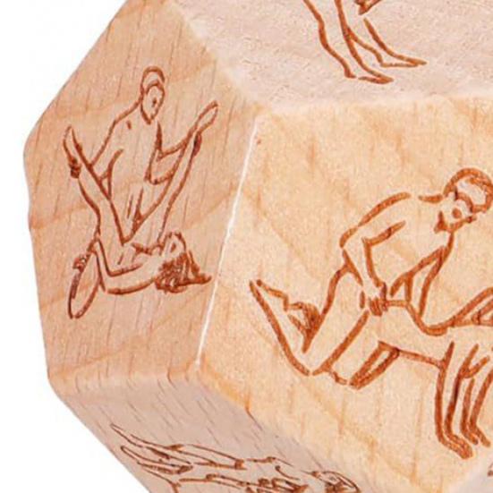 Date Night Dice Peppen Sie Ihr Liebesleben mit 18 aufregenden Yoga-Posen auf. Vielseitige Yoga-Requisiten aus Holz. Jubiläumsgeschenk