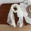 Long Women's Lace Scarf Korean Version Female Headscarf Versatile Sunscreen Shawl