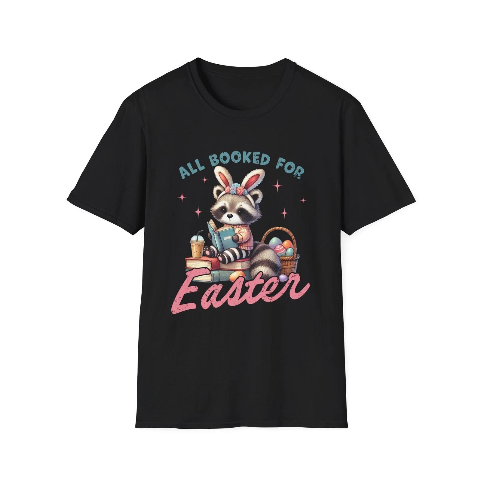 Easter Raccoon T-Shirt, Spring Outfit, Cute Animal Shirt, Holiday Gift, Fun XL