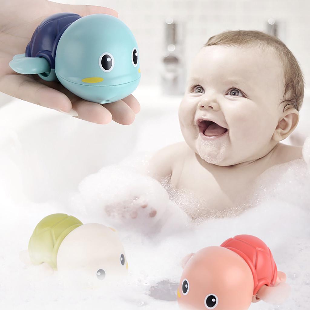 New Baby Bath Swimming Bath Pool Toy Cute Wind Up Turtle  Bath Toys