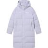2023 Winter New Long Down Jacket With Hood Thick Over Knee Coat Women Outerwear Lavender Light-Purple F11W349910F-PU