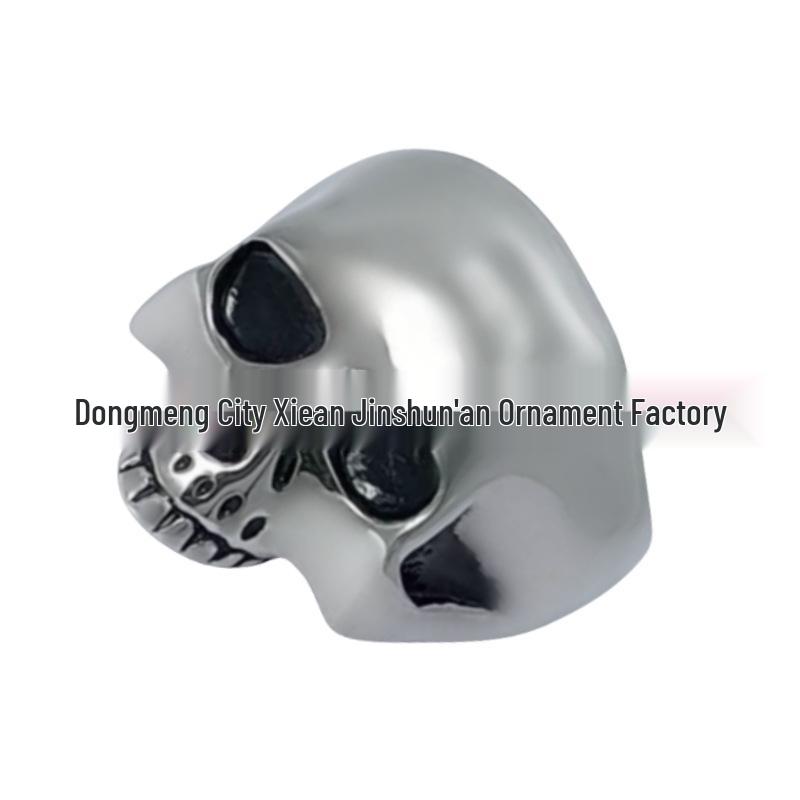 Personalized Retro Skull Men s Titanium Steel Ring US Size 14