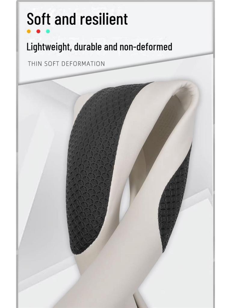 Husă Volan Fibră de Carbon pentru 2019-2023 Geely Binyue - Prindere Elegantă din Piele pentru Femei