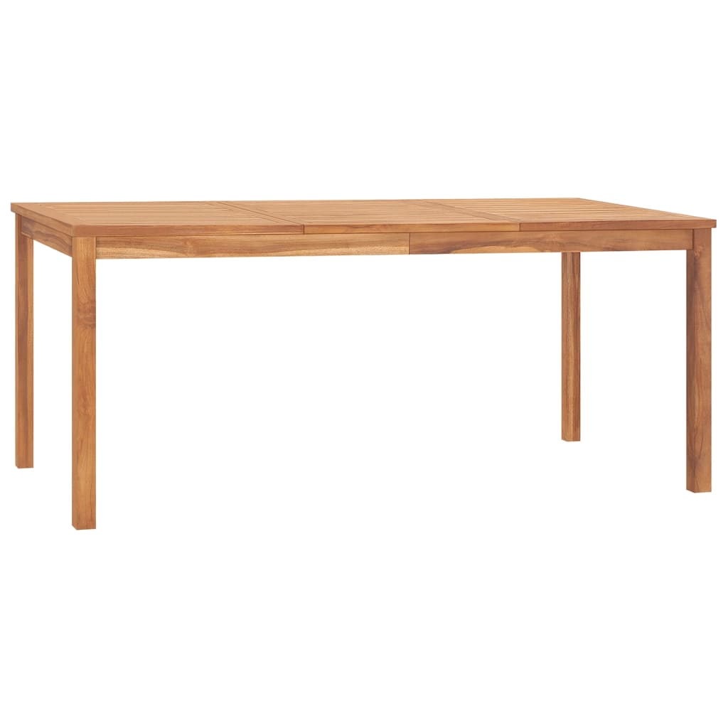 3 Piece Garden Dining Set Solid Teak Wood