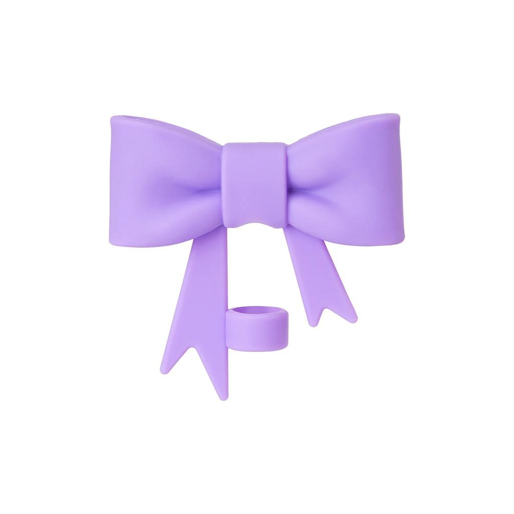 Reusable Toppers Silicone Accessories Bowknot Plug Bow Straw Cap Covers Dust-proof Straw Tips For Cups 30&40 Oz Tumbler