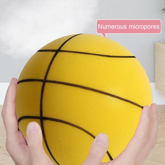 Cicha koszykówka do gry w pomieszczeniach Wysokie odbicie Niski poziom hałasu Dziecięce dryblingi Trening Niepowlekana pianka o dużej gęstości Ćwiczenia sportowe Piłki do odbijania małych dzieci