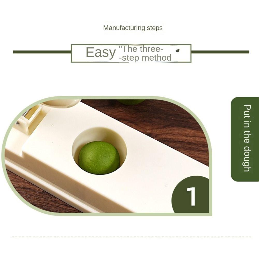 Non-stick Sweet Green Rice Balls Skin Molds Hand Press Dough Press Maker  Kitchen Gadgets