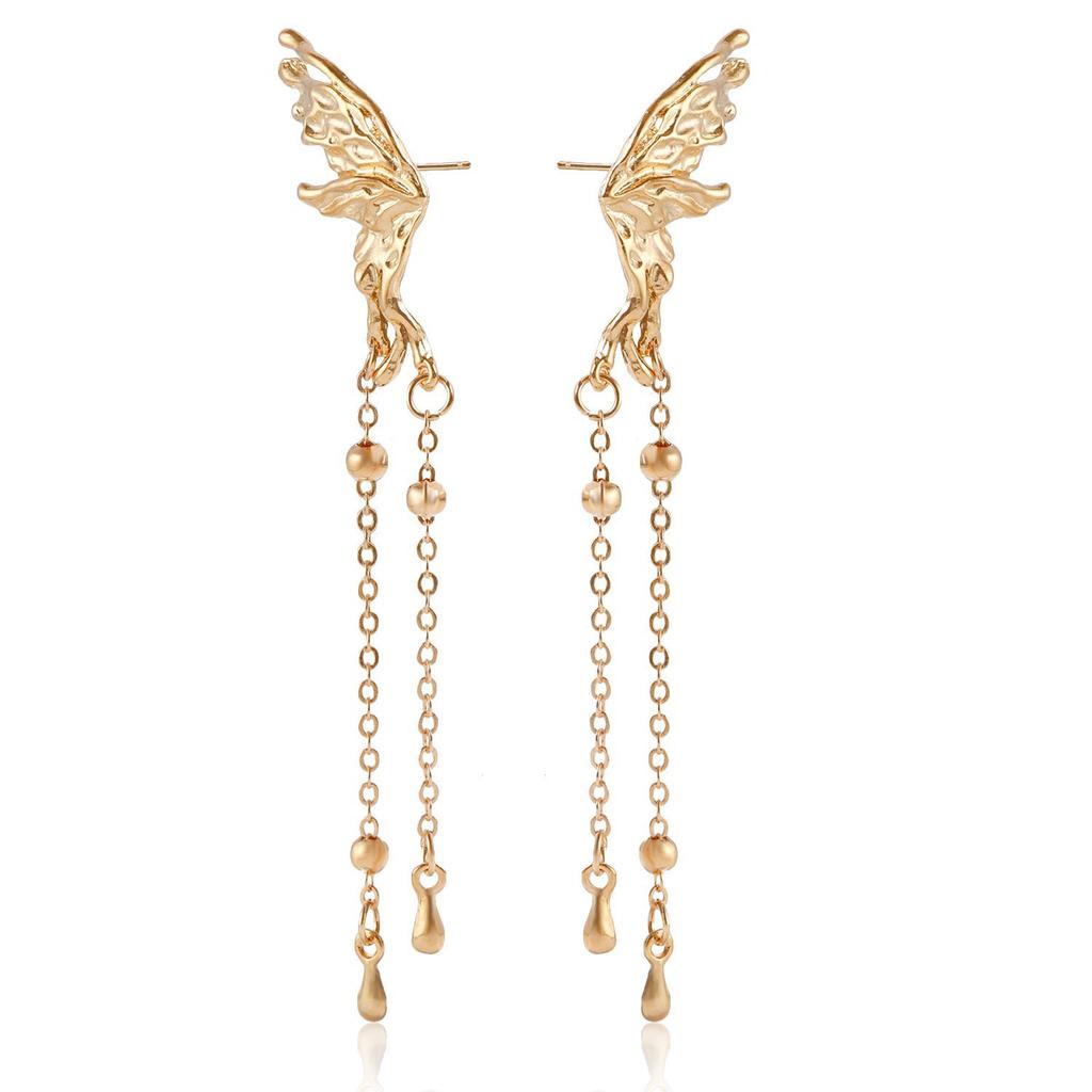 Cross-Border Jewelry, Amazon Temperament Super Fairy Bow Earrings Women, Geometric Stud Earrings Trendy Versatile Earrings