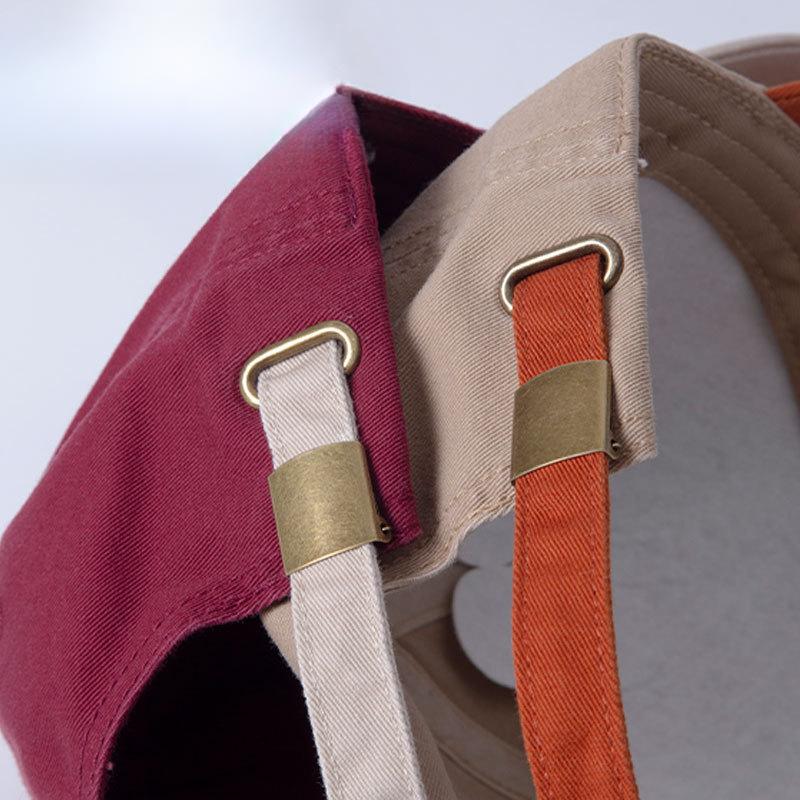 Women's Spring and Summer Korean Version Letter Embroidery Soft Top Baseball Cap Curved Brim Splicing Baseball Cap Men's Casual Sun Hat Trend