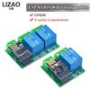 LIZAO 1 Channel ESP8166 WiFi Relay Module ESP-11 DC 1V with LED Indicator Reset Switch Low Level Trigger Relay Control Board