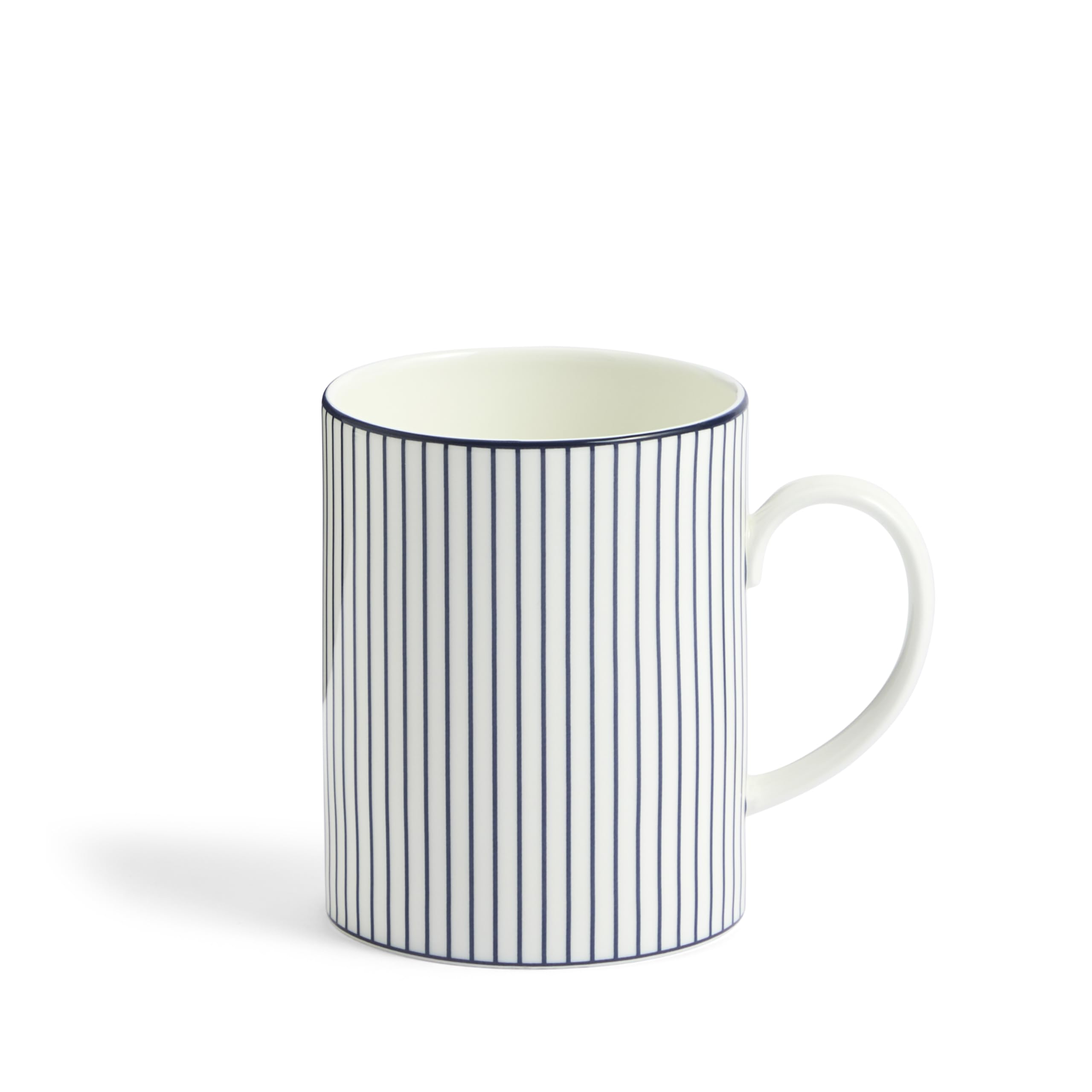 [Officially Imported] Wedgwood Geo Blue Mug, 350ml, Pinstripe, White, 1079127
