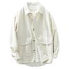 Men's Long-Sleeve Corduroy Shirt - Japanese Retro Style, Loose Fit, Versatile Jacket