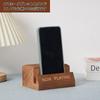 Rowaica Wooden Record Stand for LP Records, Tabletop Display Stand, Compatible with Smartphones and Tablets, Decorative Decor.