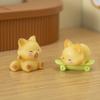 6PCS/SET Kawaii Figure 1.6-2.7cm PVC Fox Cute Adult Collection Room Decorative Decoration Cartoon Toys Model Periphery Kid Gift