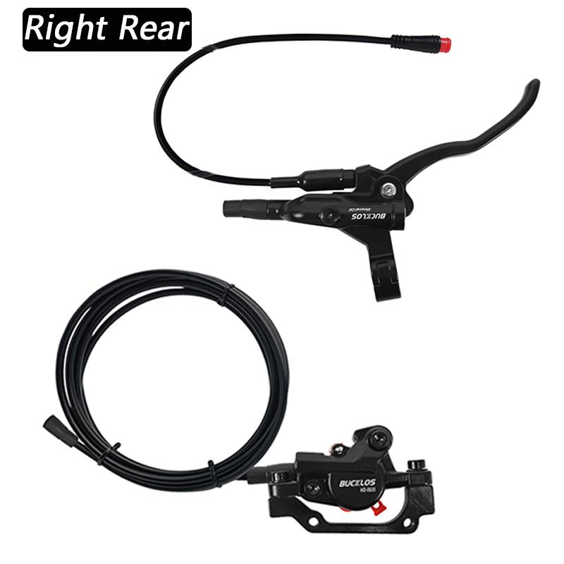 BUCKLOS E-Bike Hydraulic Disc Brake Electric Scooter Folding Bike Disc Brake 2Pin Power Off Electric Bicycle Hydraulic Brakes