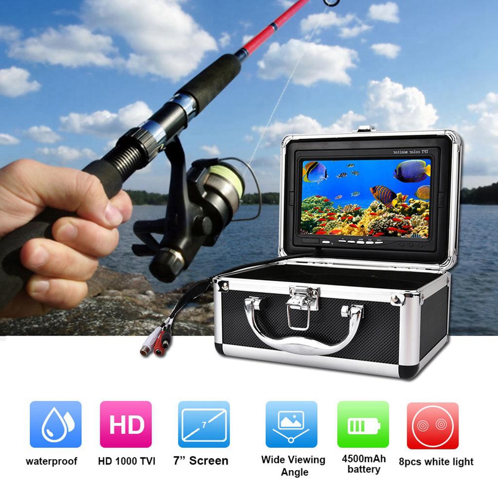 7 Inch 30 Meter Line Color Screen Underwater Visual Camera Fish Finder
