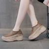 Dad Sports and Leisure New Summer Hollow Breathable Platform Shoes Hole Shoes