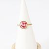 Stainless Steel Dried Flower Round Rings For Women Eternal Flower Open Finger Ring Jewelry Wedding Band Gift Wholesale New