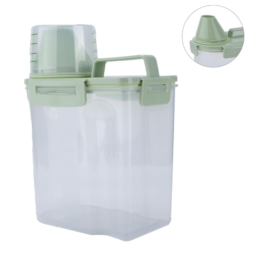 Pet Food Container Waterproof and Moisture Proof Dog Food Storage Tank with Lid and Measuring Cup