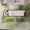 Funny Holiday Party Supplies Flying Bat Car Rearview Mirror Stickers PVC Decals for Vehicle Adhesive Decor Mirrors Exterior Decoration Waterproof