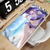 Raiden Shogun Ei Genshin Impact Mousepad Gaming Keyboard Non-slip Mouse Pad HD Printing Office Overlock Anime Sexy Girl Desk Mat