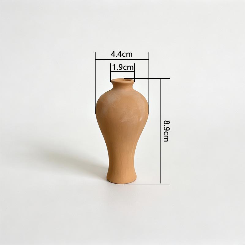 Terracotta & White Ceramic Self‑Watering Spike Automatic Plant Waterer for Potted Plants