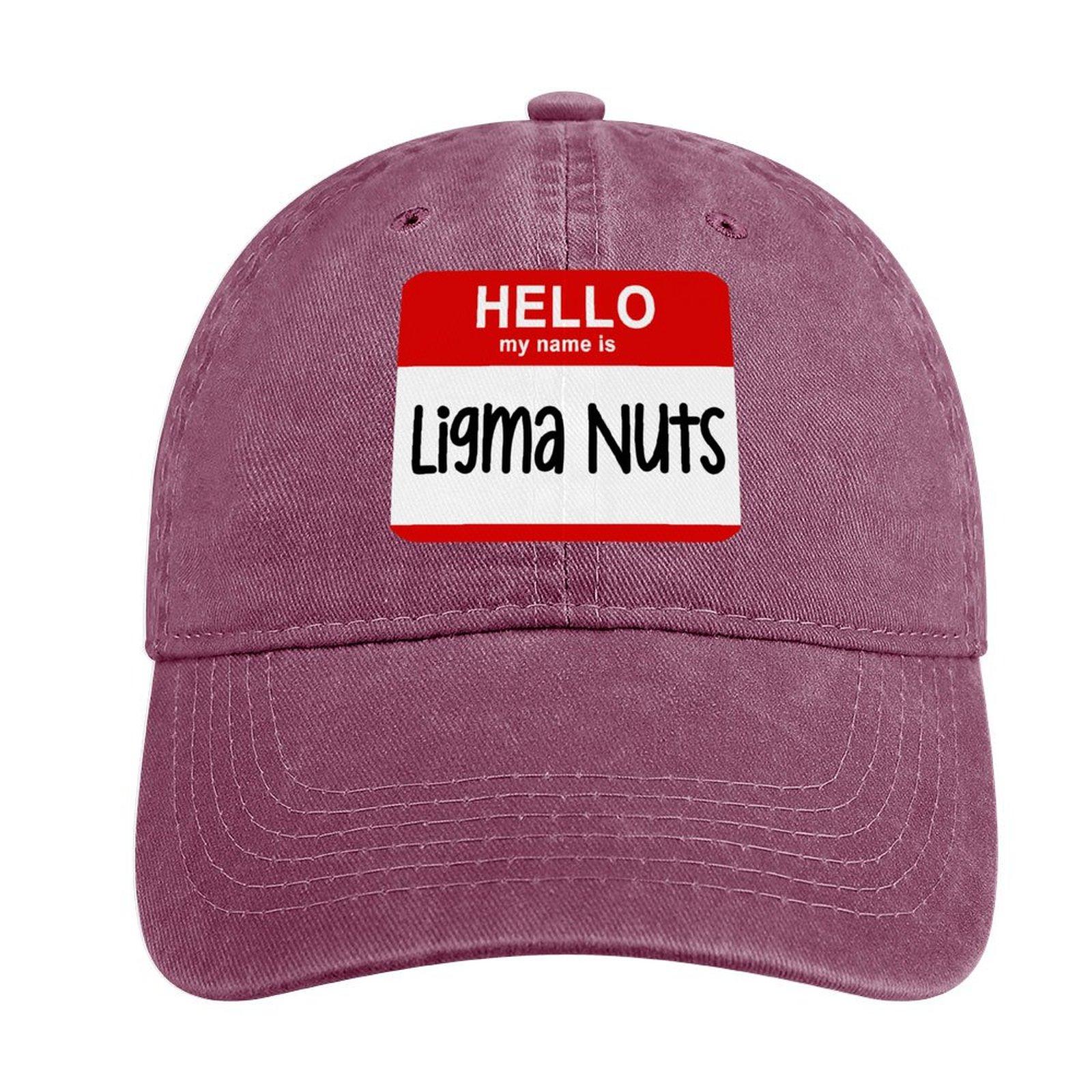 

Hello My Name Is Ligma Nuts Забавное имя Шутка Ковбойская шляпа Модная пляжная походная шляпа Новая шляпа Пушистая шапка Кепка женская унисекс
