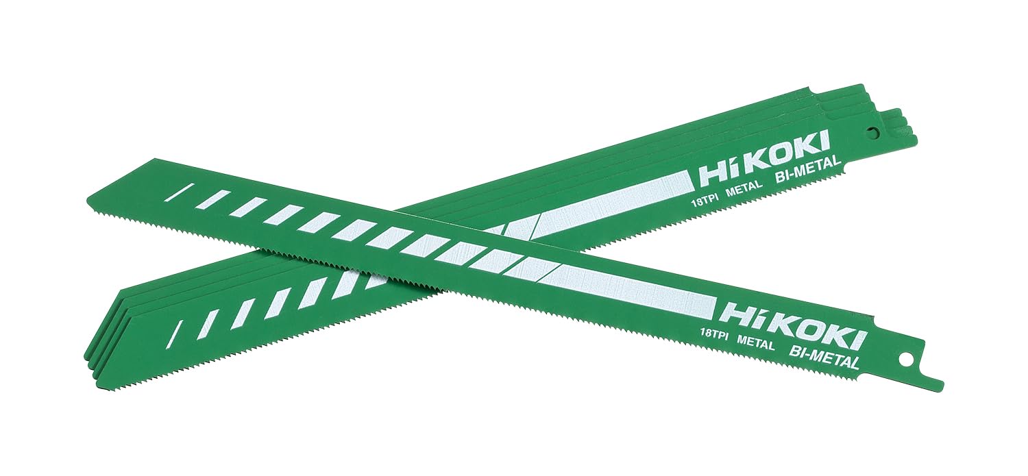 

HiKOKI Reciprocating Saw Blade 18 Teeth of No. 110, 228L, (Pack 5) 0032-4819