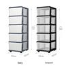 SPACEXPERT 5-Tier Slim Rolling Storage Cart