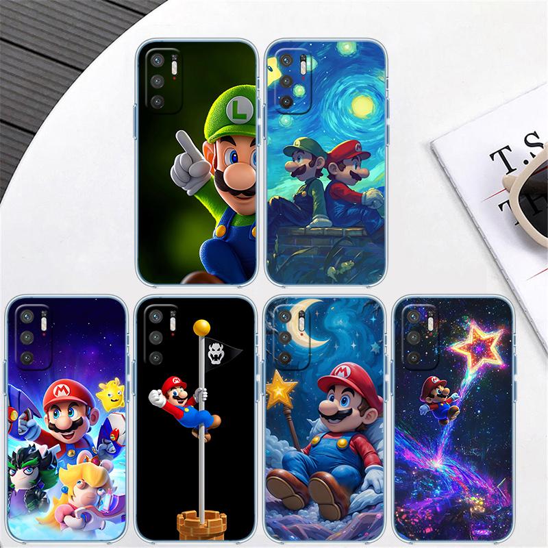 M-Marios Transparent Phone Case for Motorola Moto Edge 20 30 40 50 S30 Fusion Ultra Pro Neo Lite + G200 G23