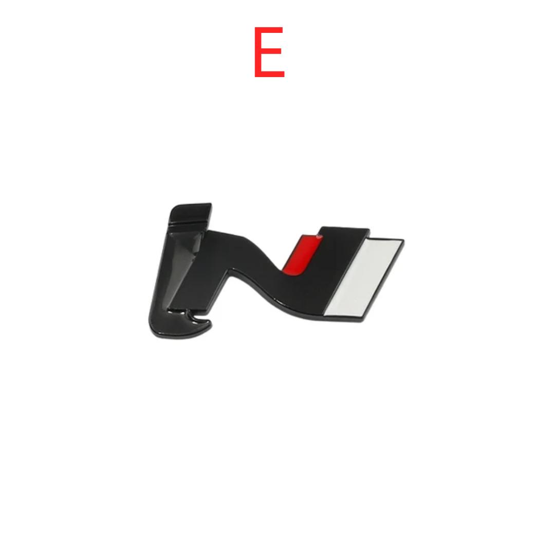 

3D металлический логотип IN N Line, эмблема заднего багажника автомобиля, наклейки, наклейки для H/yundai I30 I20 I10 IX35 V/ENU K/ONA S/onata T/ucson E/lantra E