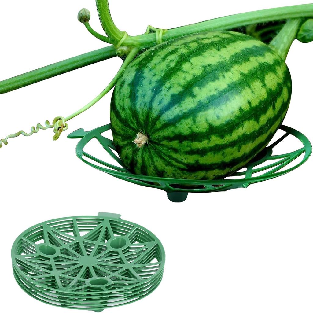 5er-Pack Pflanzen-Melonen-Stützen, Käfige, Halterungen, Rankgitter für Wassermelonen, Cantaloupe-Melonen, Kürbisse, Erdbeeren, Vermeidet Bodenfäule, Wiederverwendbar