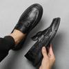 Fashion2024 Summer Autumn Hollow Out Shoes for Men Business Casual Slipcover Men‘s Dress Shoes Man Soft Soles New Designer Loafers Male