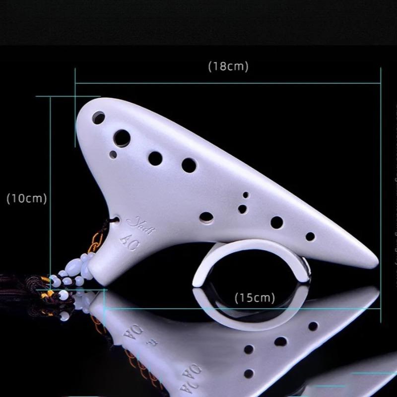 Ocarina 12 Holes Alto Tone C Sound Therapy Orff Instruments Ocarina of Time Professional Musical Instrument Offers Accessories Legend Ocarinas