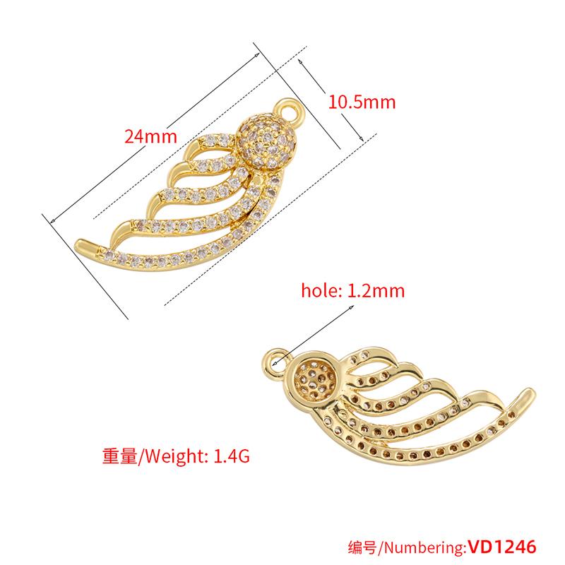 Whale Charms for Jewelry Making Crown Pendants for Handmade Jewelry Supplies and Accessories :VD1247