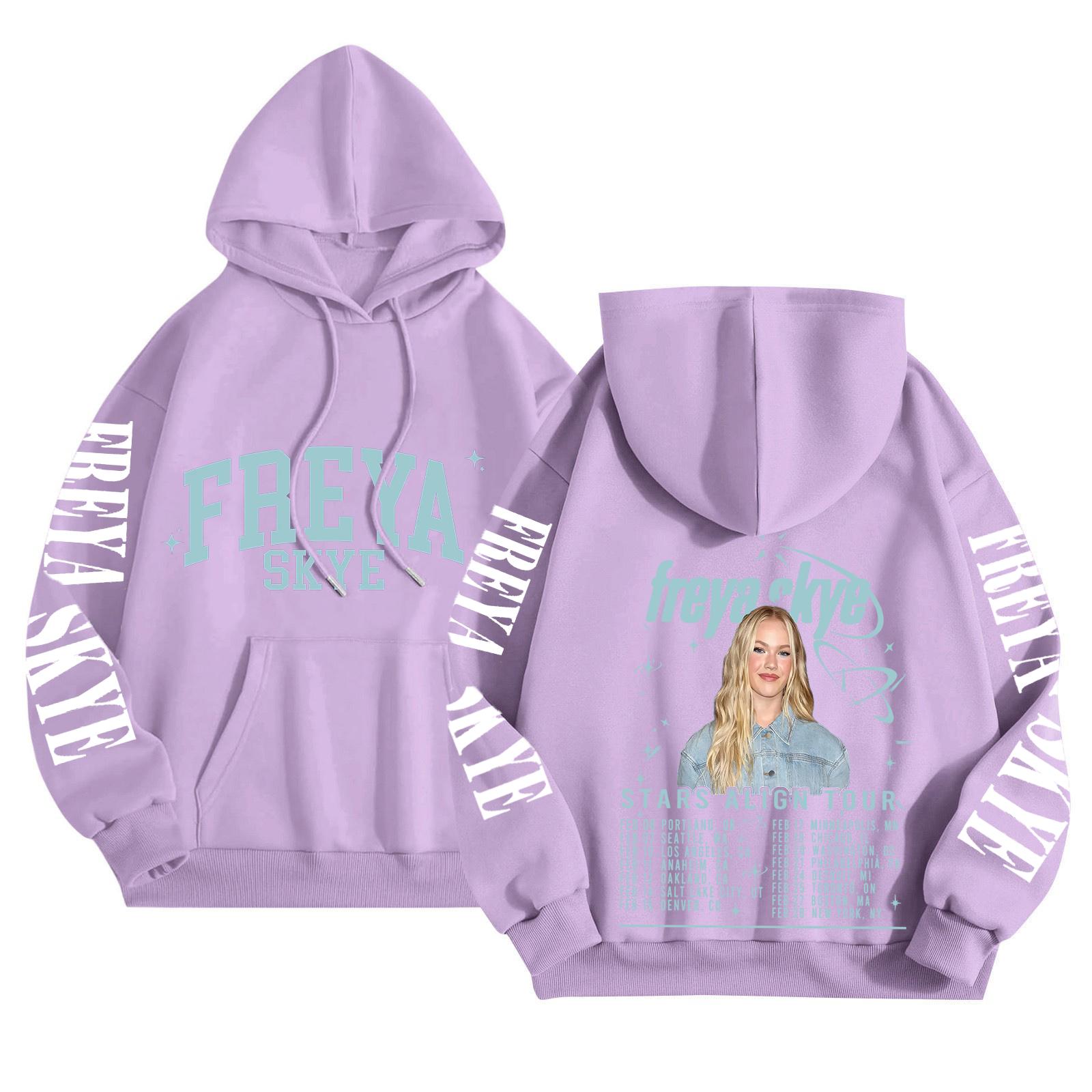 

Unisex Lightweight Long Sleeve Pullover Hoodie with Front Pocket Printed Graphic Design Casual Sweatshirt for Everyday Wear XXL фиолетовый