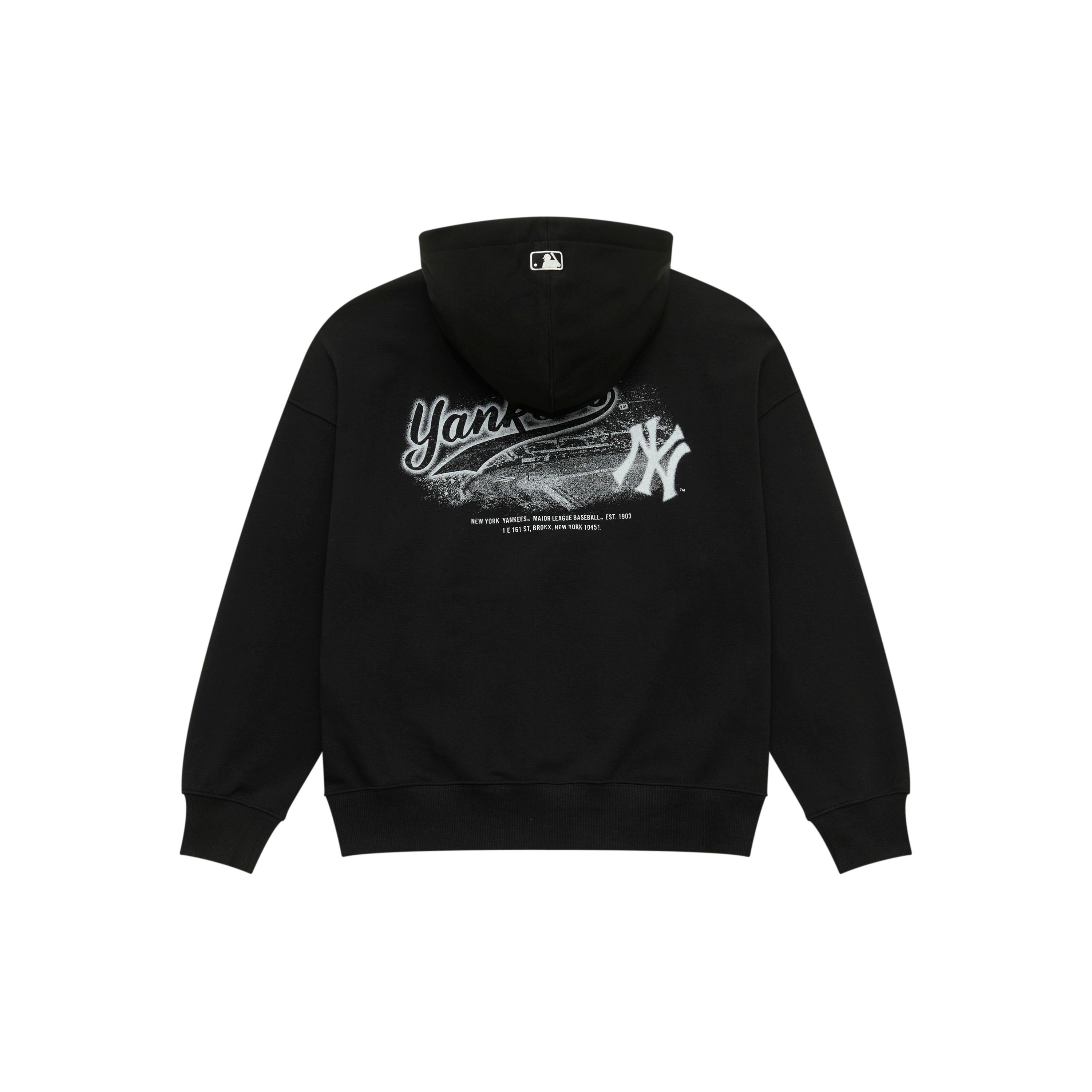 MLB New York Yankees Basic Collection 25FW Sweatshirt Unisex Standard 3AHDB1354-50BKS S