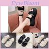 Stylish Pu Thick Soled One Strap Sandals For Women Summer Casual Beach Wear