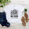 Giuro Solennemente Di Non Avere Buone Intenzioni Maglietta Maglietta da Vacanza da Mago Magliette Grafiche da Donna Top Streetwear
